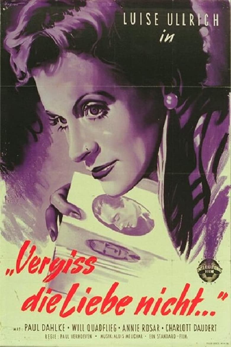 Poster of Vergiß die Liebe nicht