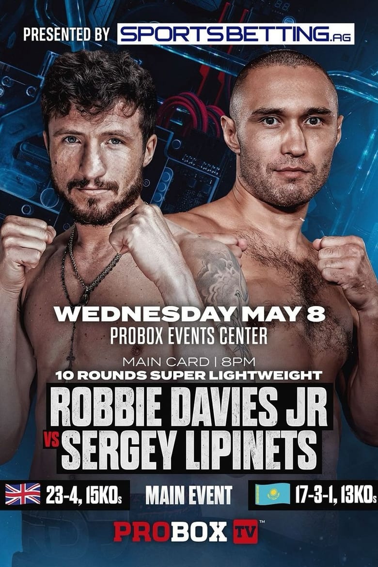 Poster of Robbie Davies Jr vs. Sergey Lipinets