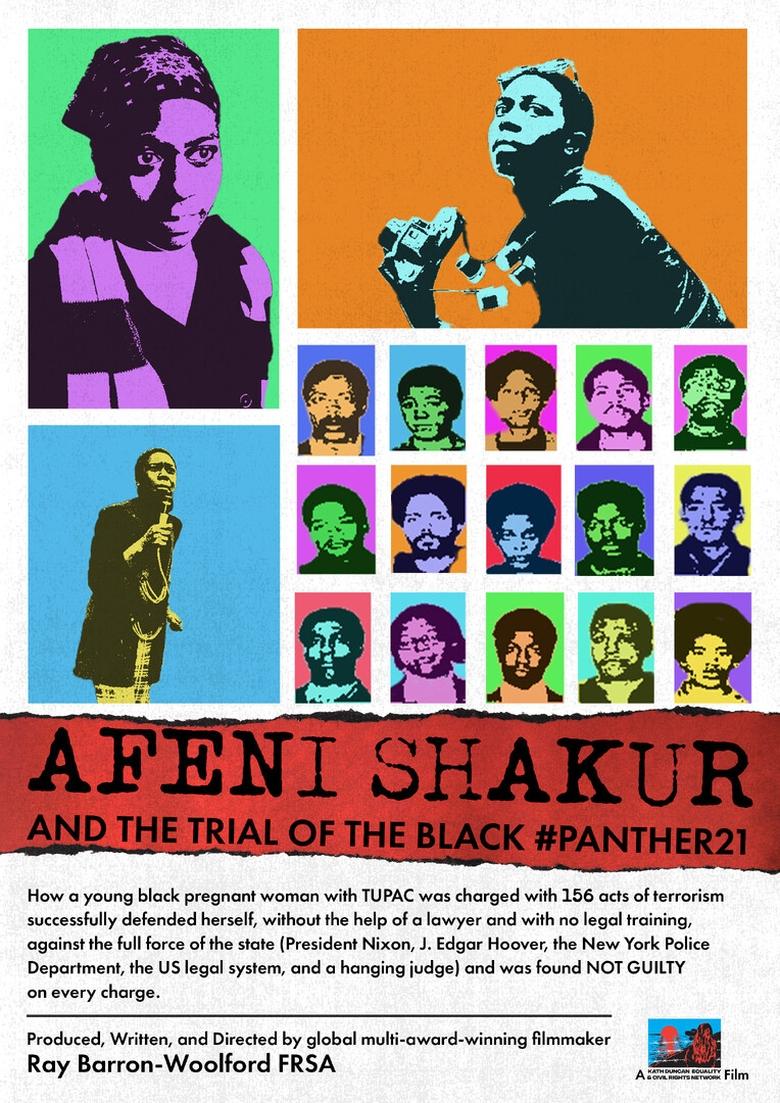 Poster of Afeni Shakur and the Trial of the Panther 21