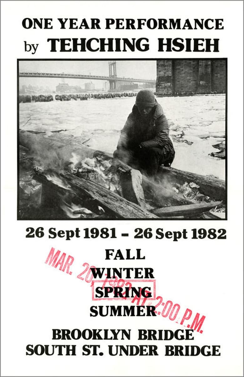 Poster of Tehching Hsieh: One Year Performance, Outdoor Piece 1981 - 1982