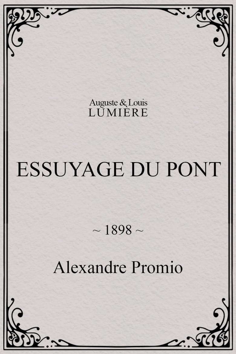 Poster of Essuyage du pont