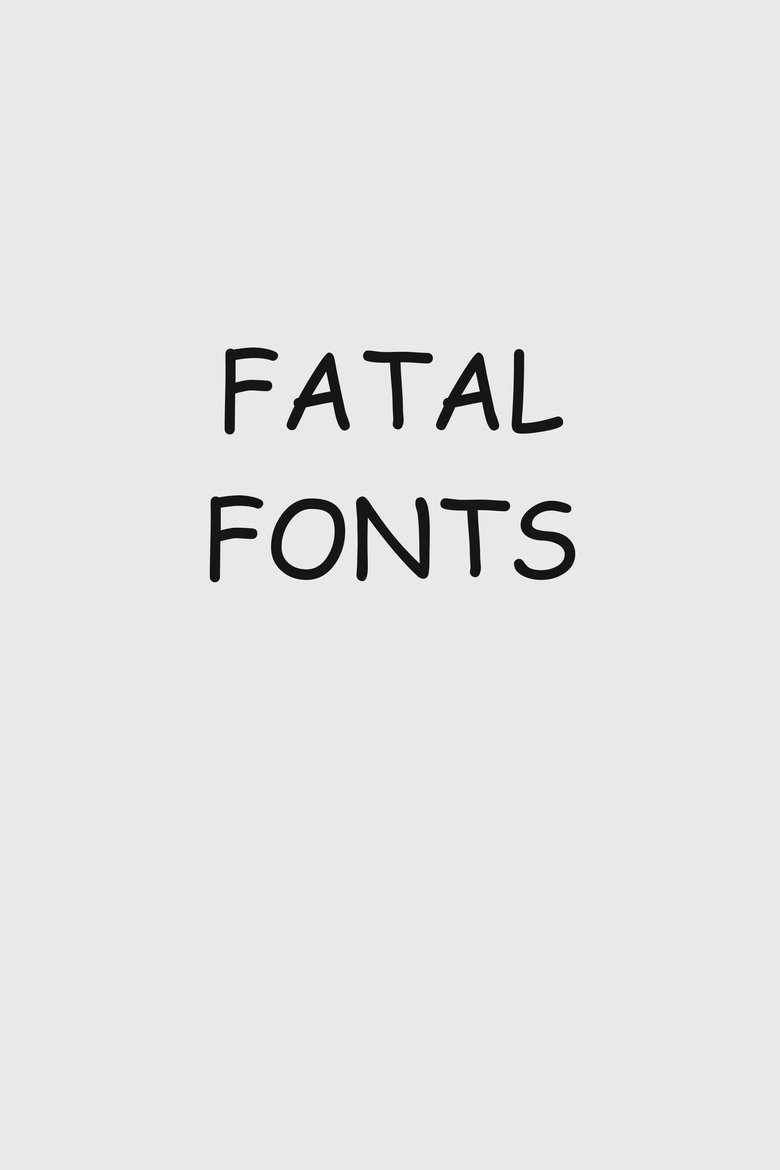 Poster of Fatal Fonts