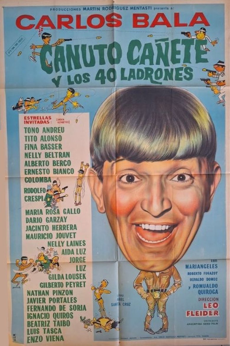 Poster of Canuto Cañete y los 40 ladrones