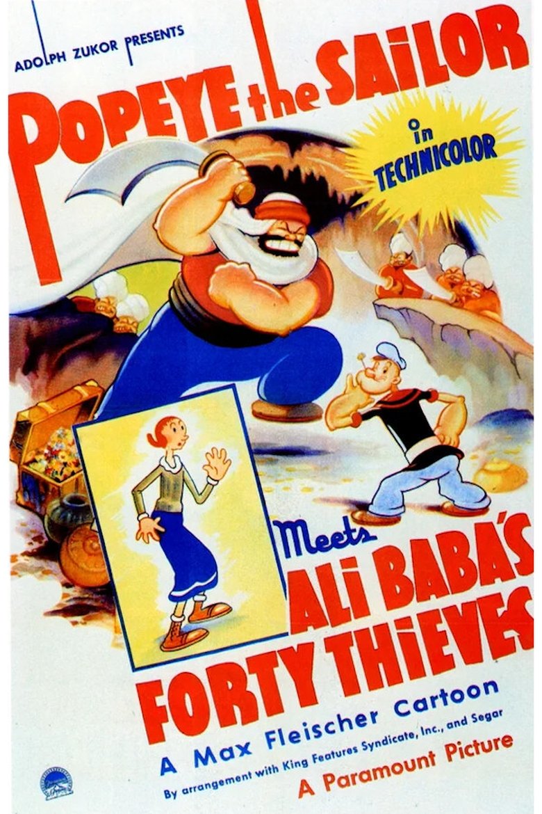 Poster of Popeye the Sailor Meets Ali Baba's Forty Thieves