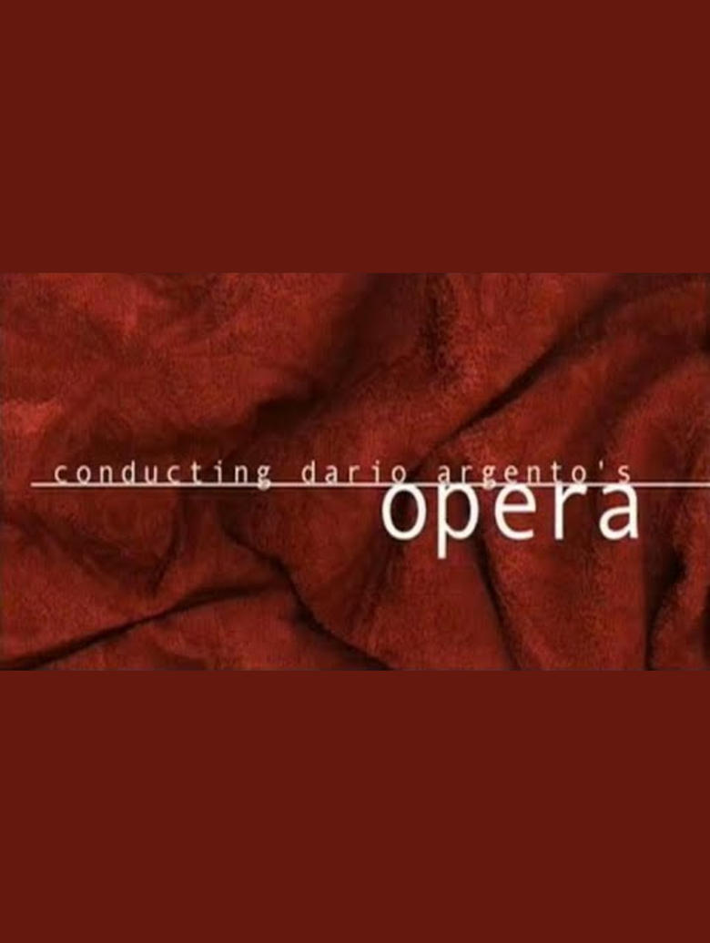 Poster of Conducting Dario Argento's 'Opera'