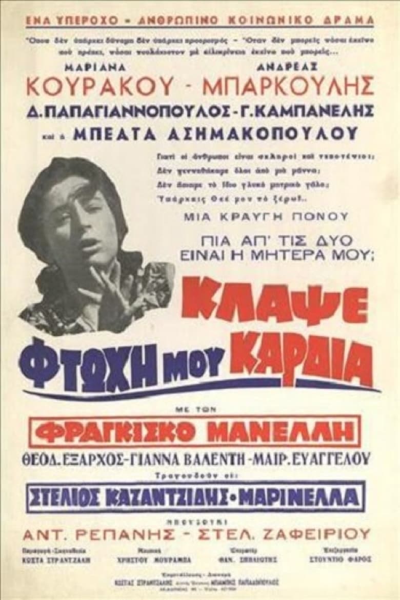 Poster of Κλάψε Φτωχή Μου Καρδιά