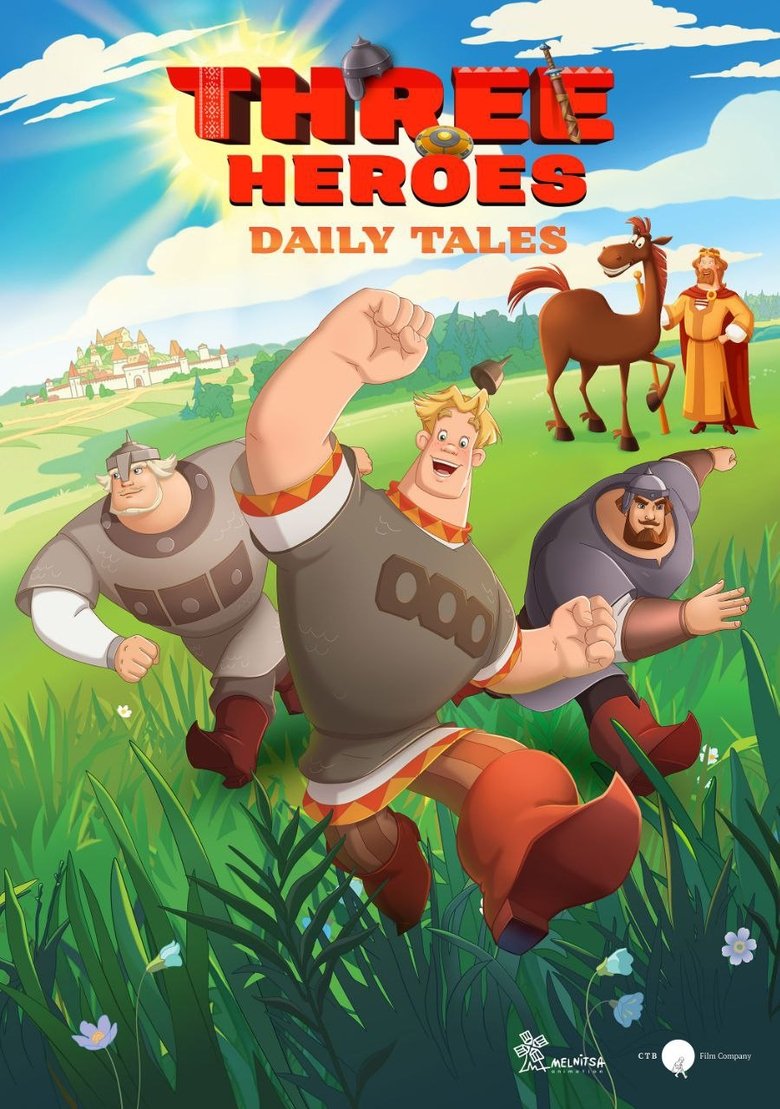 Poster of Three Heroes. Daily Tales