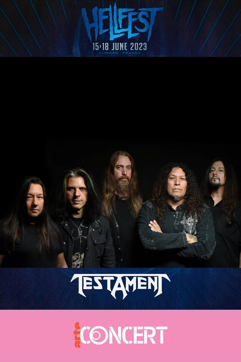 Poster of Testament - Hellfest 2023