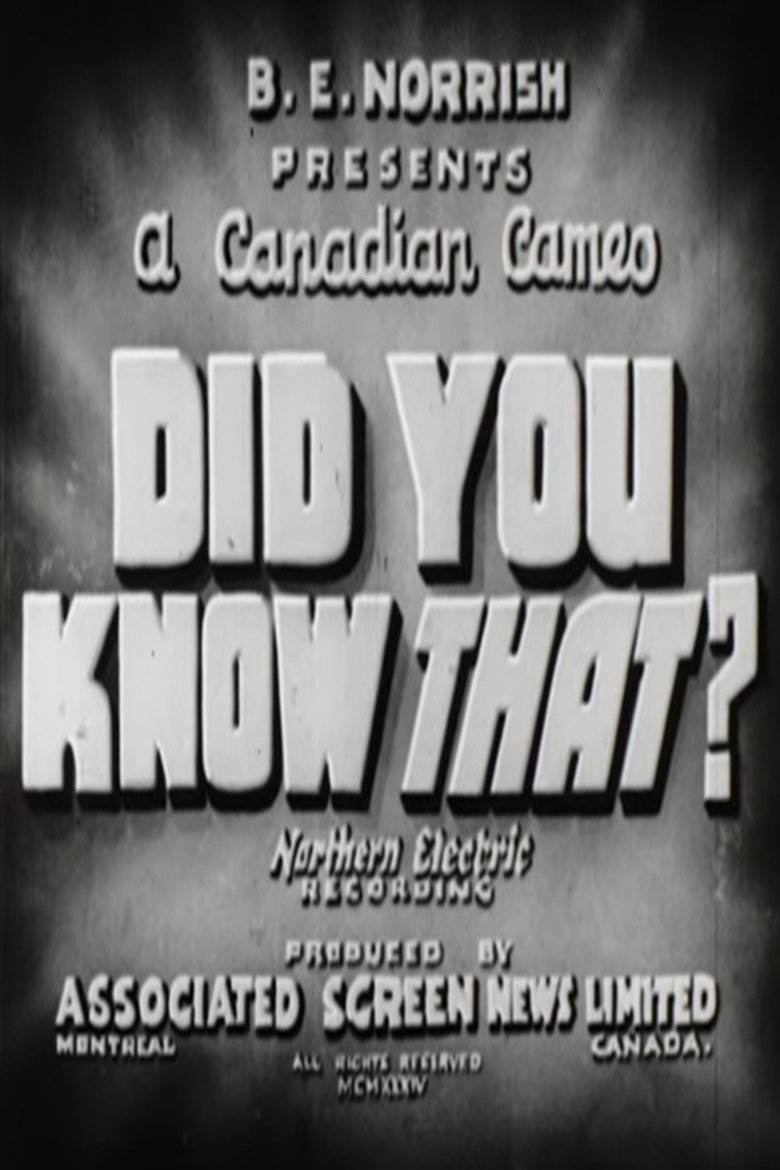 Poster of Did You Know That?