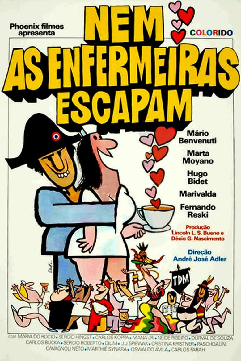 Poster of Nem as Enfermeiras Escapam