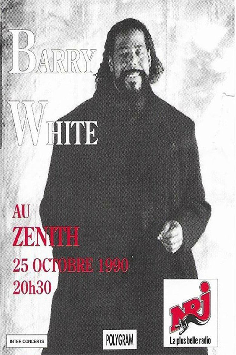 Poster of Barry White - Zenith de Paris