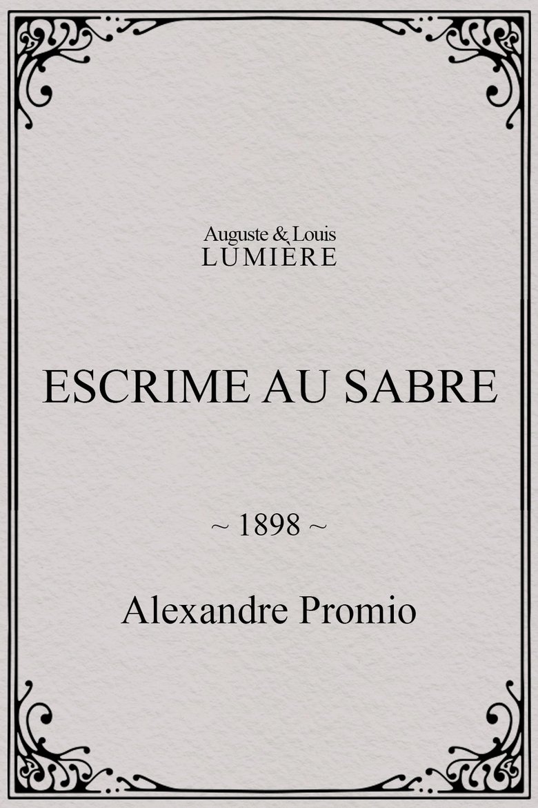 Poster of Escrime au sabre