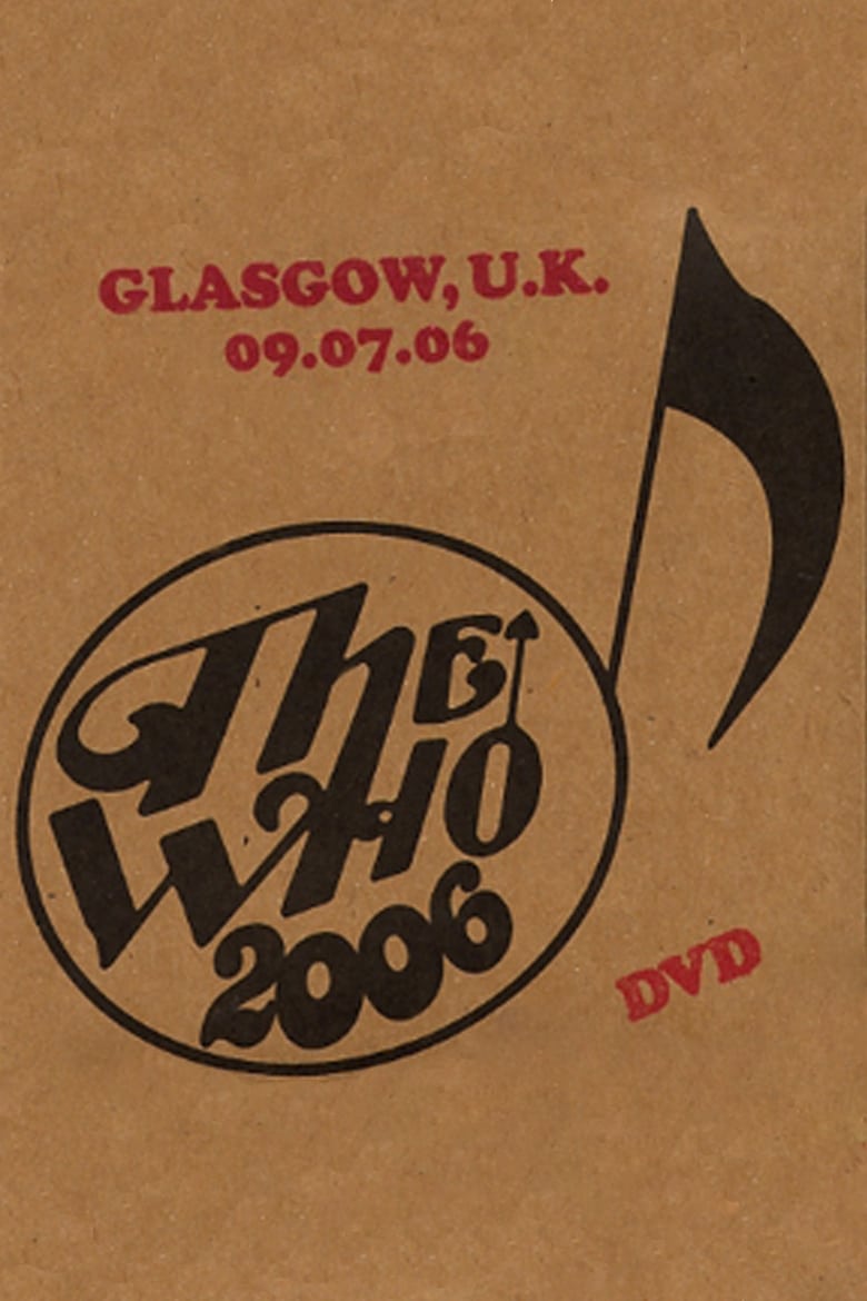 Poster of The Who: Glasgow 7/9/2006