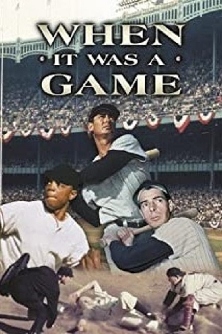 Poster of When It Was a Game