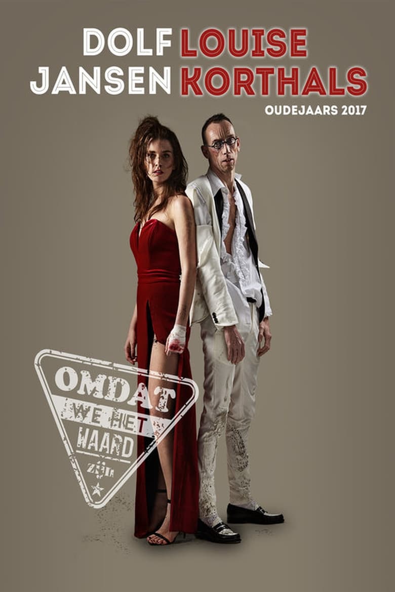 Poster of Dolf Jansen & Louise Korthals: Oudejaarsconference 2017: Omdat we het waard zijn