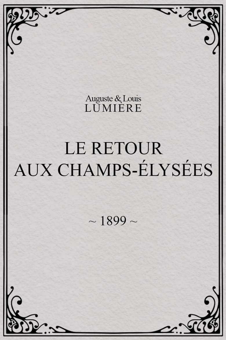 Poster of The Return to Champs-Élysées