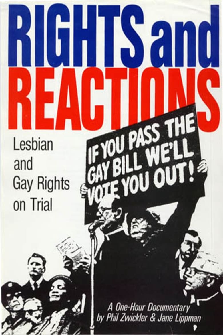 Poster of Rights and Reactions: Lesbian & Gay Rights on Trial