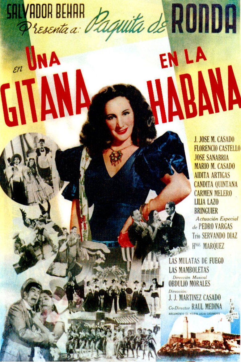 Poster of Una gitana en La Habana