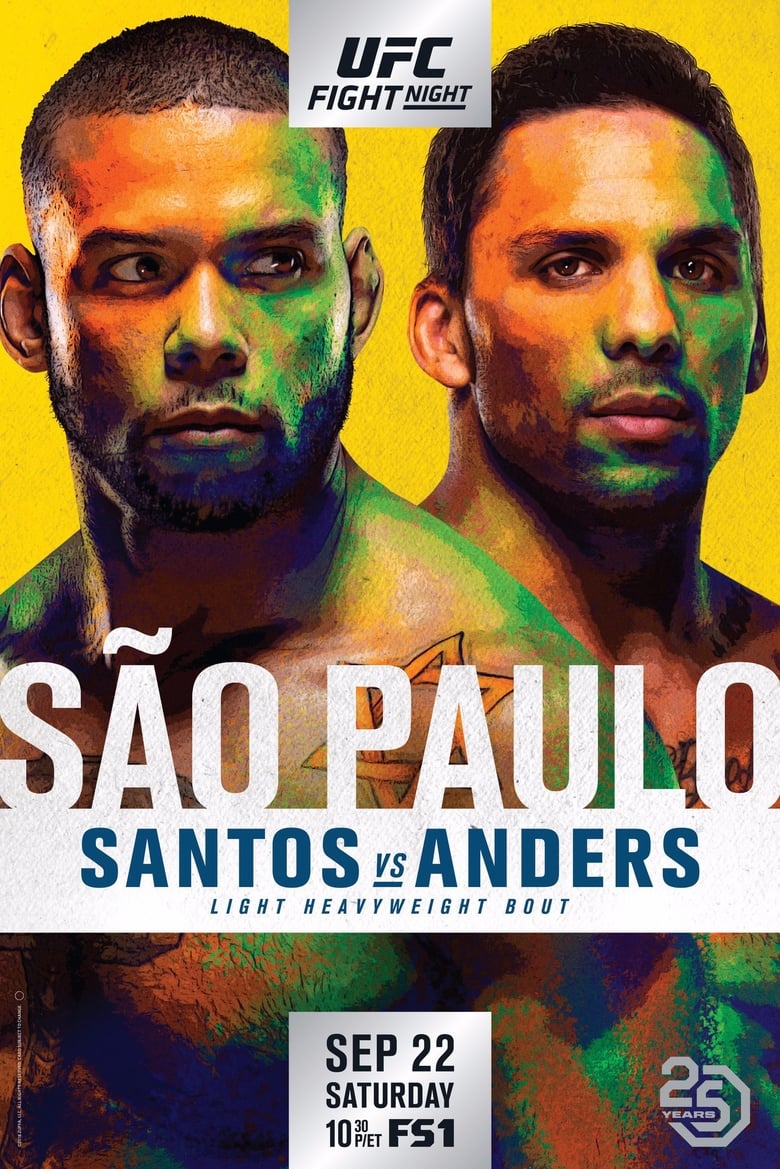 Poster of UFC Fight Night 137: Santos vs. Anders