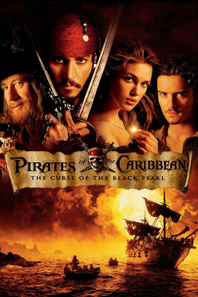 Poster of Pirates of the Caribbean: The Curse of the Black Pearl