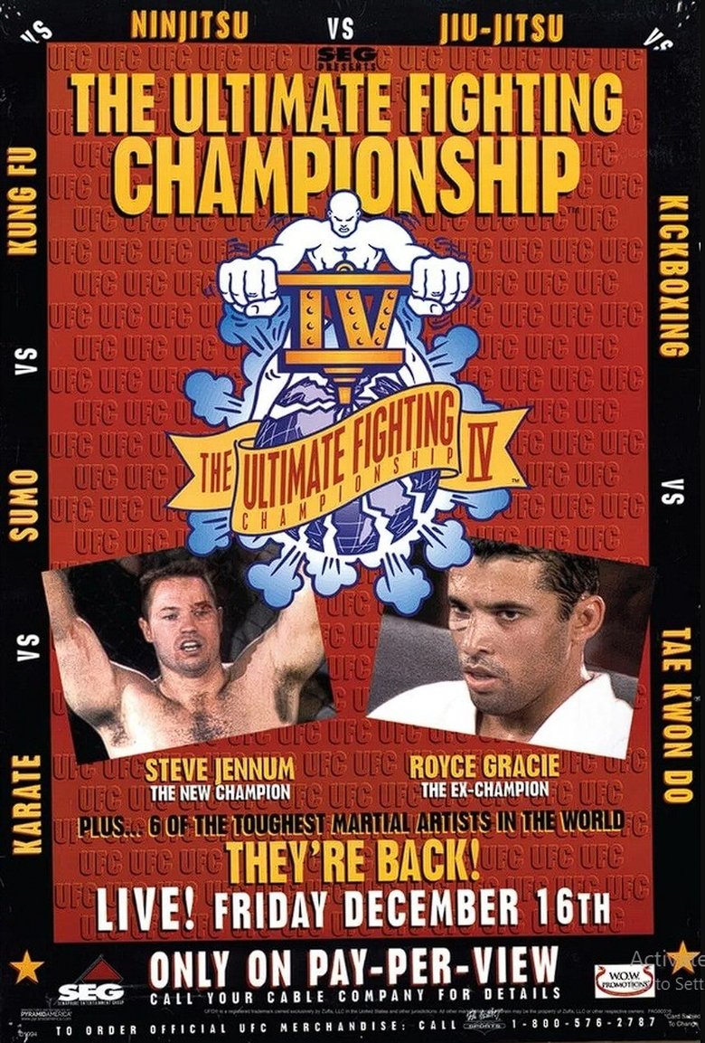 Poster of UFC 4: Revenge of the Warriors
