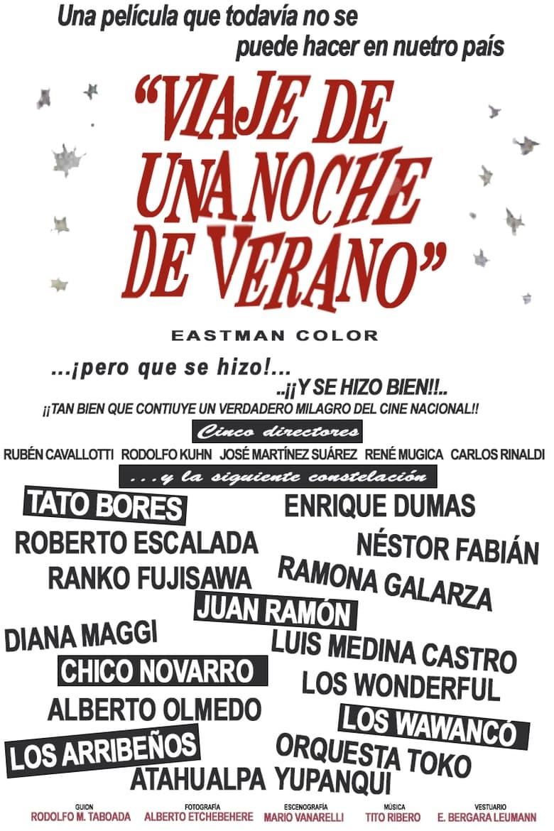 Poster of Viaje de una noche de verano