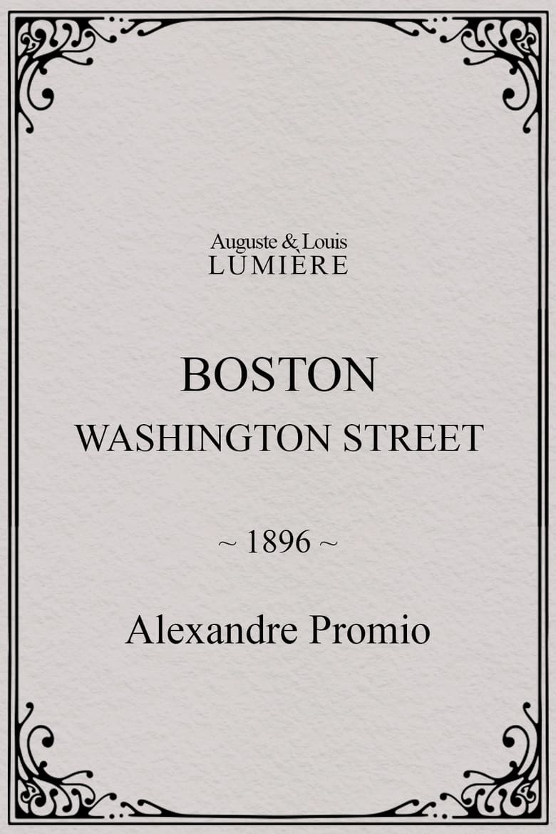 Poster of Boston, Washington street