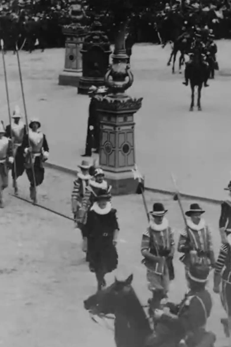 Poster of Review of the Royal Netherland Guards in the Costumes of the Middle Ages (Coronation of Wilhelmina Guard of Honor)