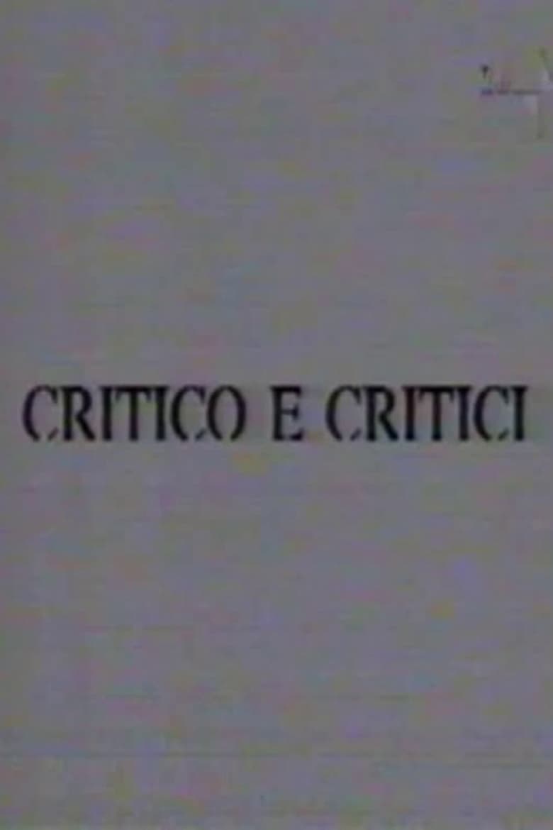 Poster of Critico e Critici