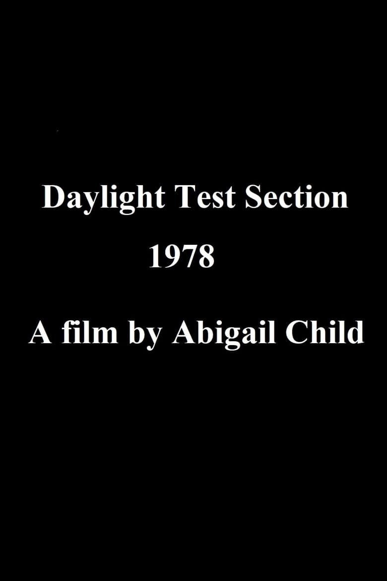 Poster of Daylight Test Section