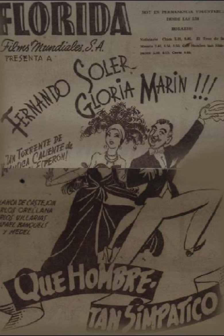 Poster of Qué hombre tan simpático