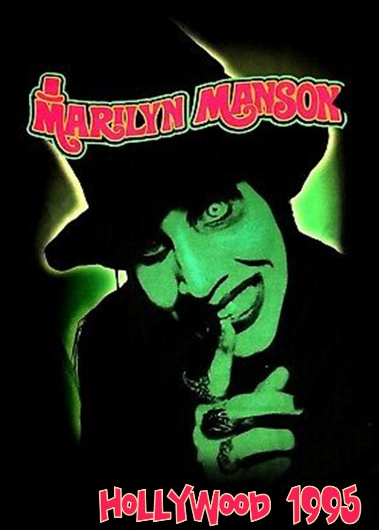 Poster of Marilyn Manson - Hollywood 1995