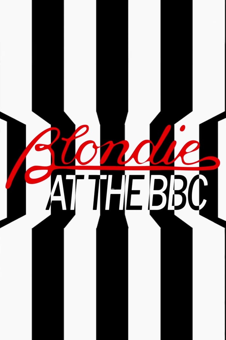 Poster of Blondie at the BBC