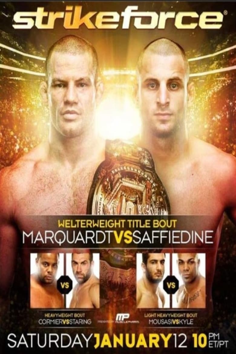 Poster of Strikeforce: Marquardt vs. Saffiedine