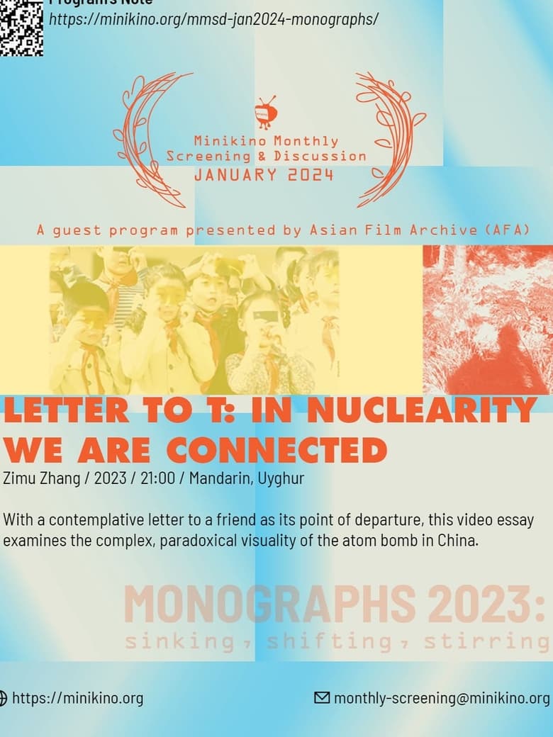 Poster of Letter to T: In Nuclearity, We Are Connected