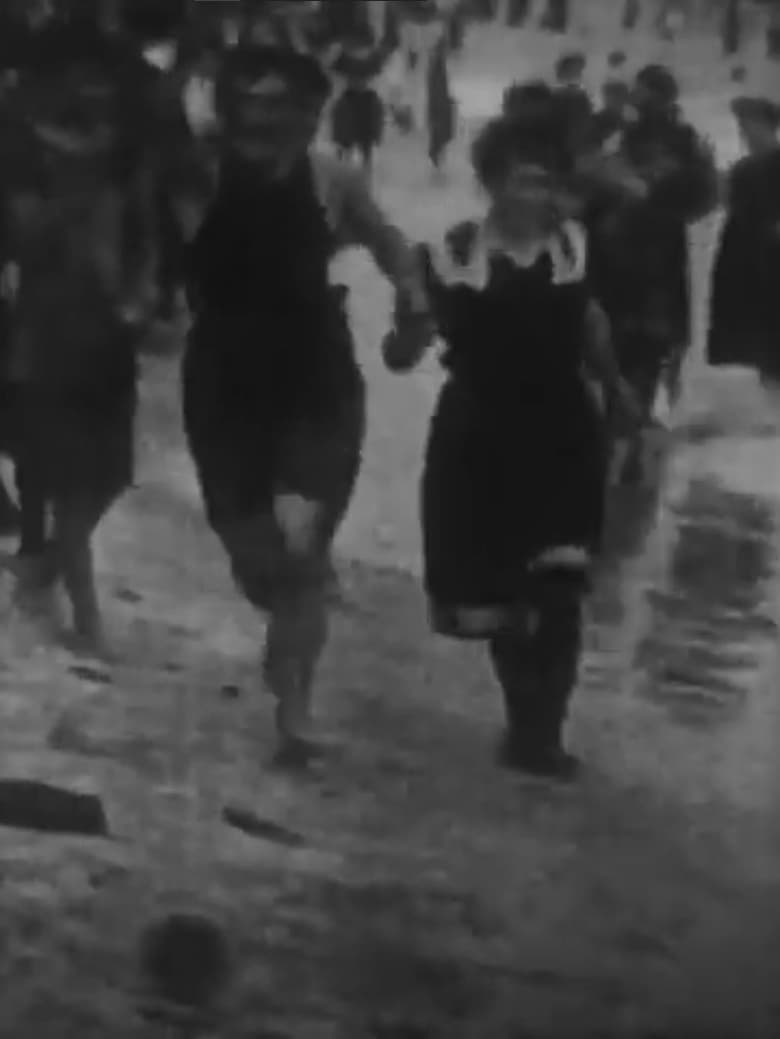 Poster of A Cake Walk on the Beach at Coney Island