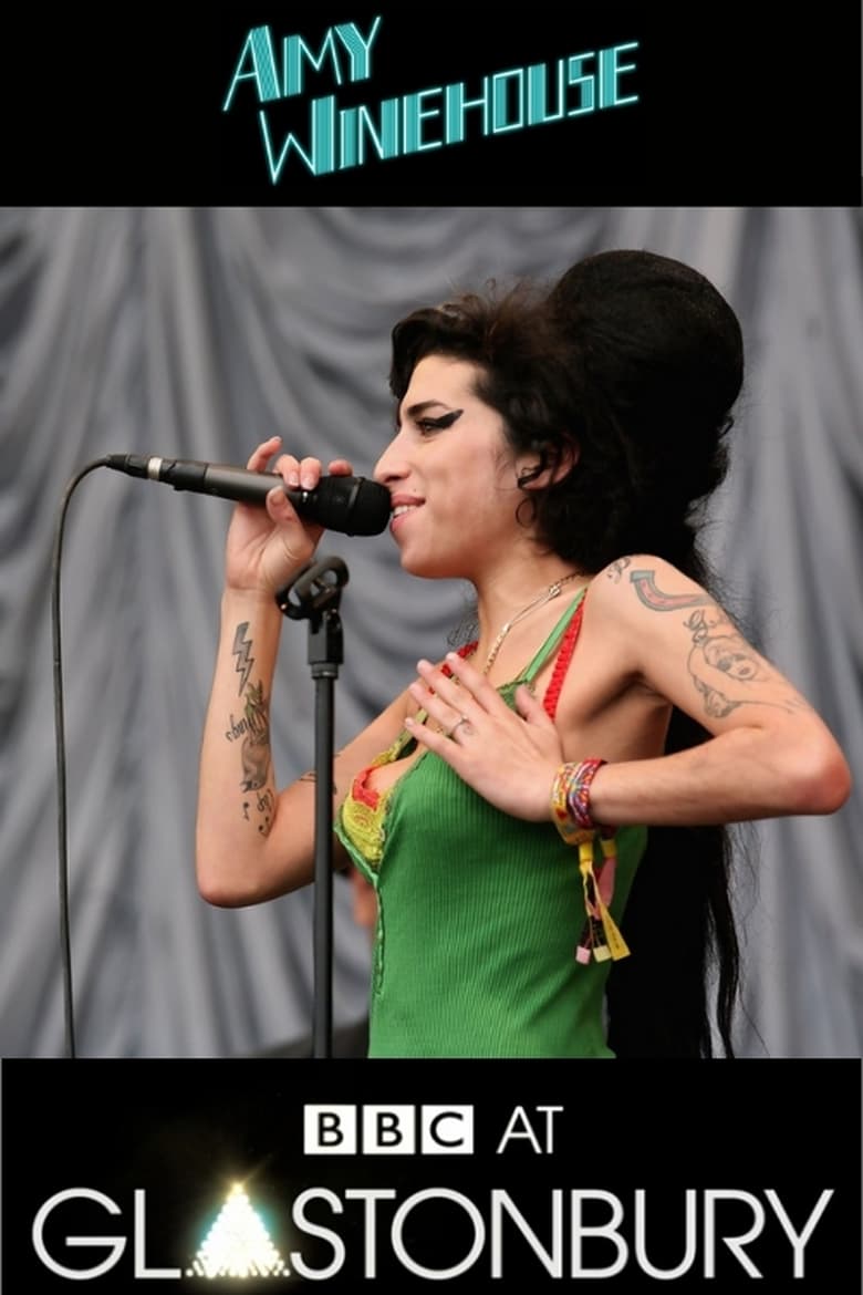 Poster of Amy Winehouse Glastonbury 2007