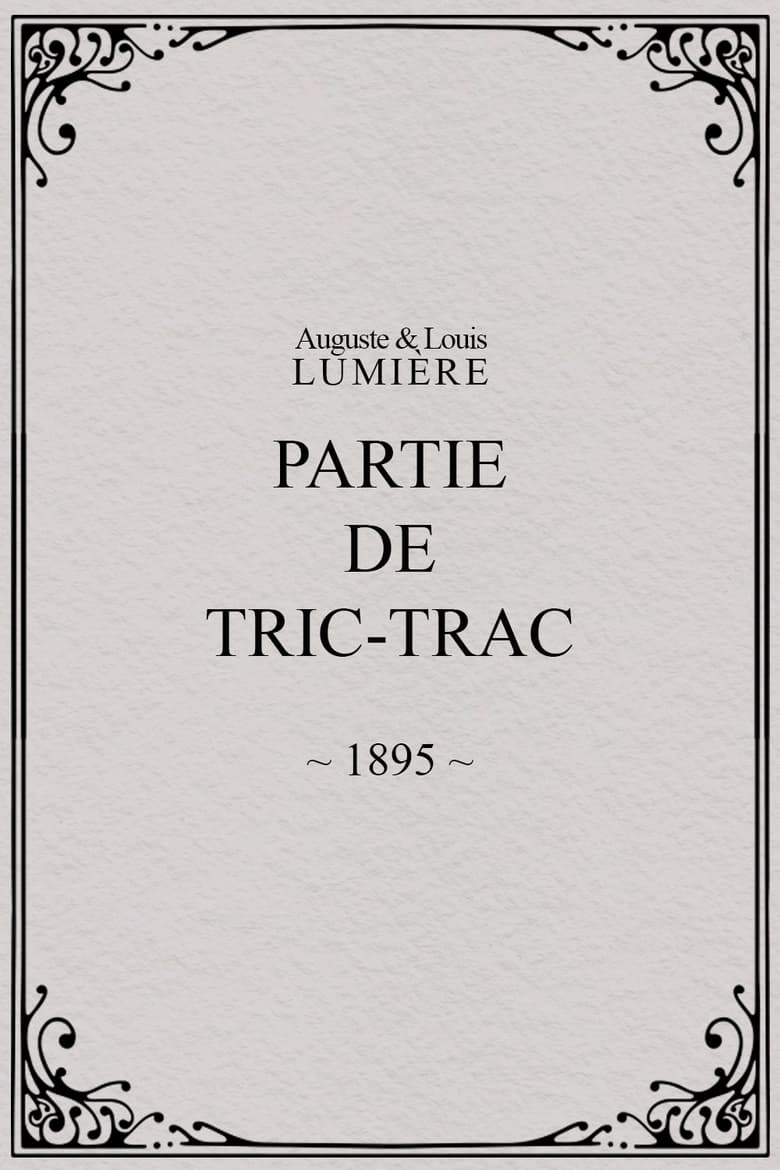 Poster of Partie de tric-trac