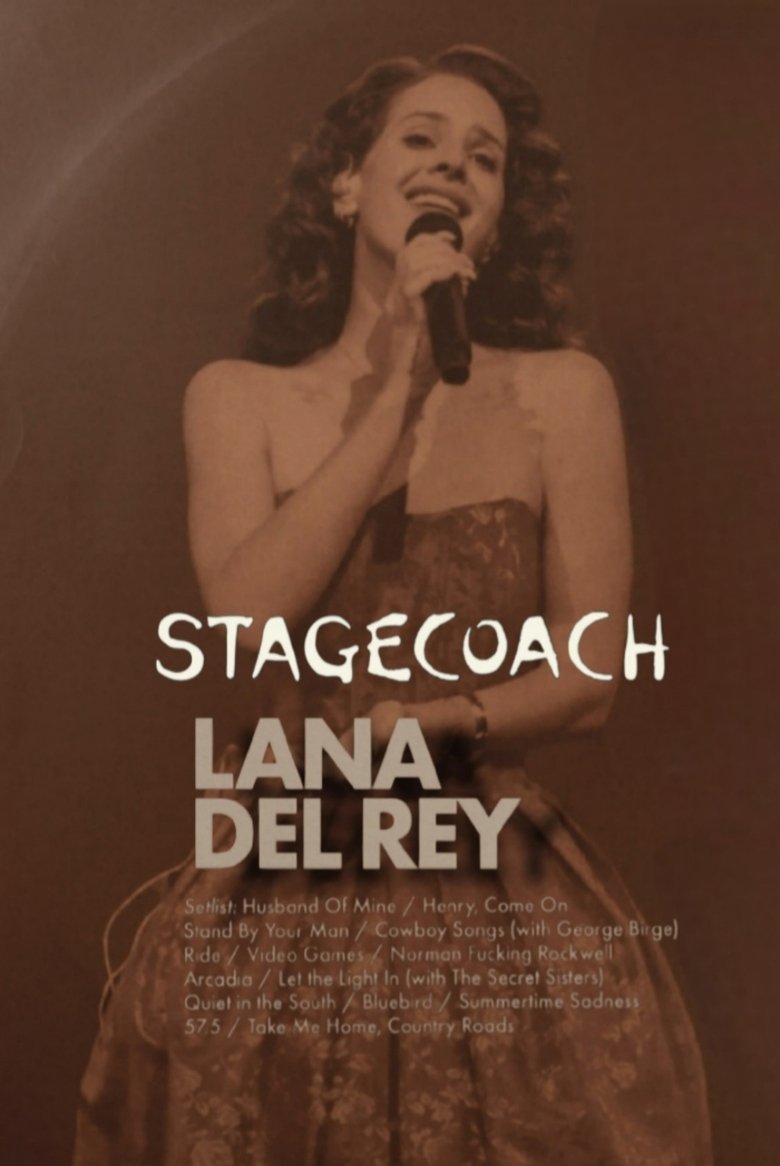 Poster of Lana Del Rey Stagecoach