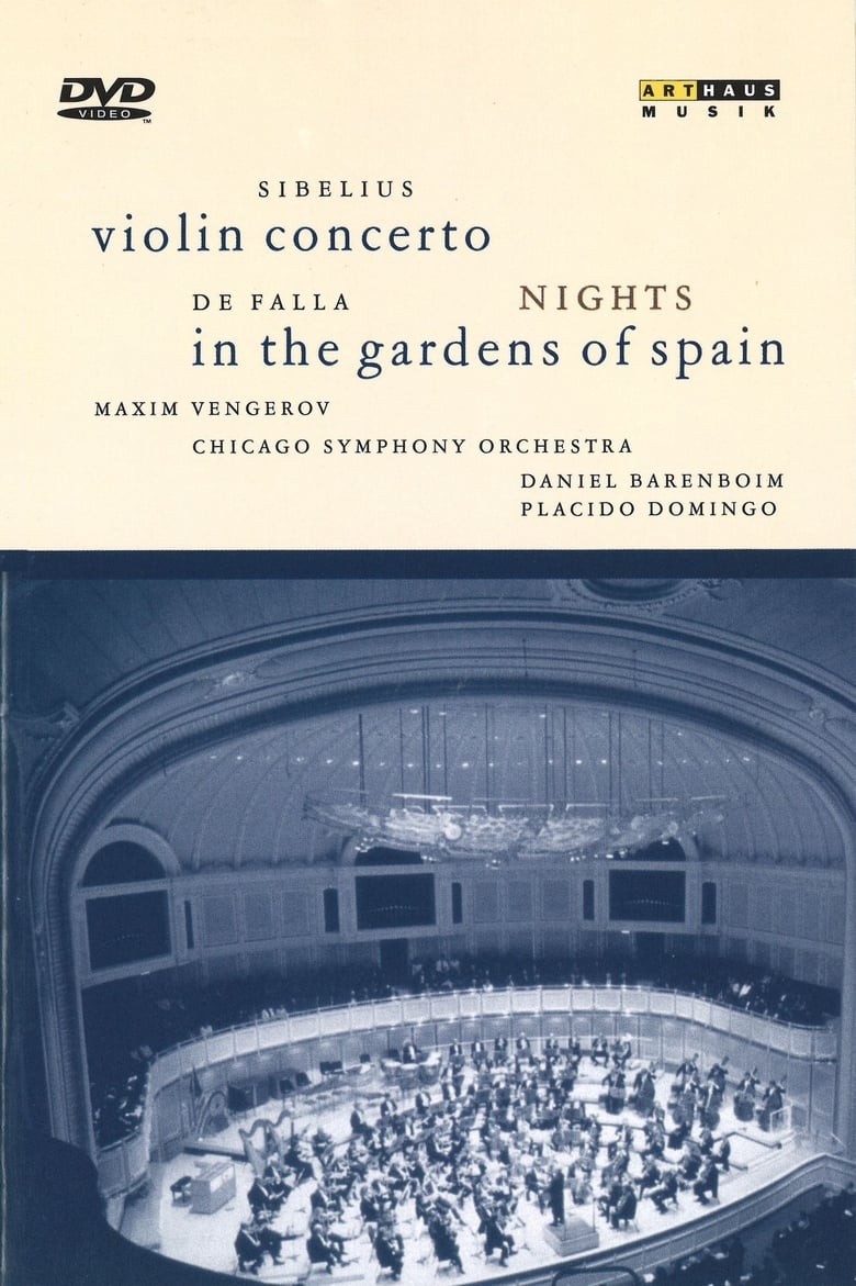 Poster of Sibelius - Violin Concerto / De Falla - Nights in the Gardens of Spain