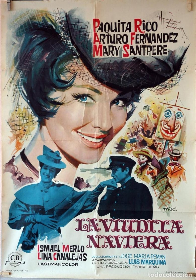 Poster of La viudita naviera