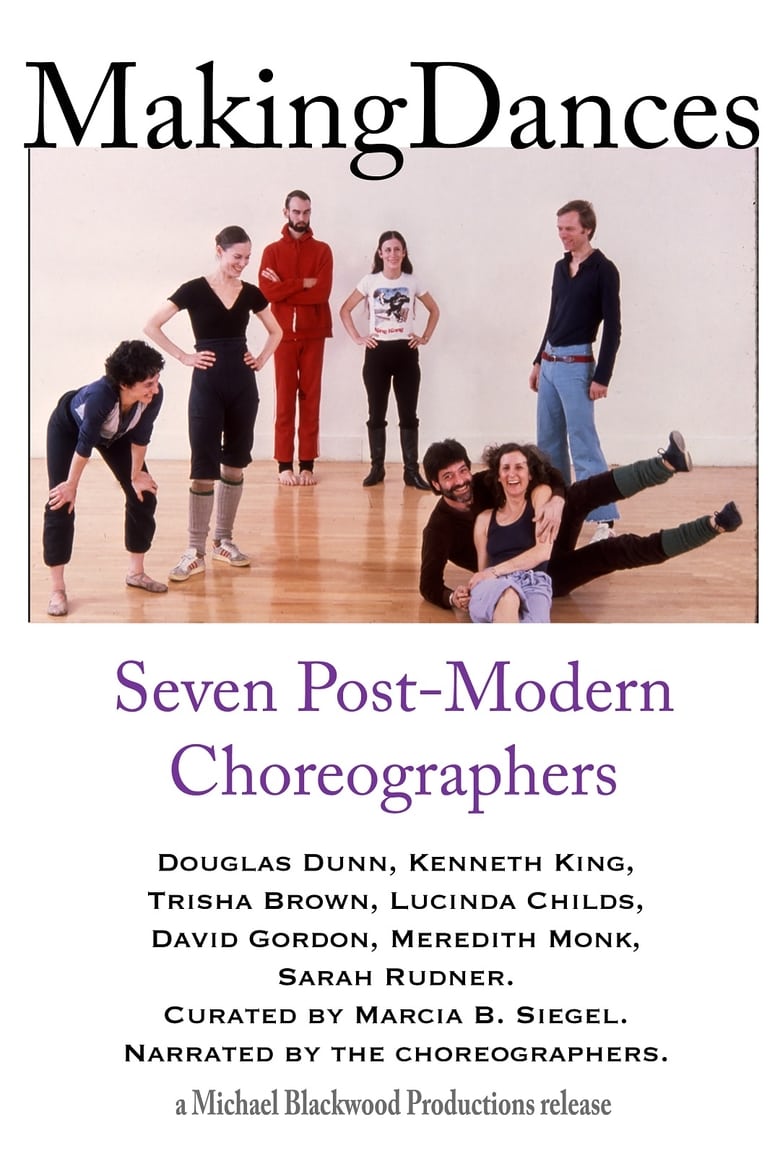 Poster of Making Dances: Seven Post-Modern Choreographers