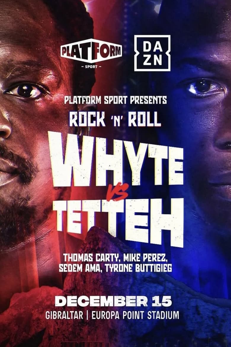 Poster of Dillian Whyte vs. Ebenezer Tetteh