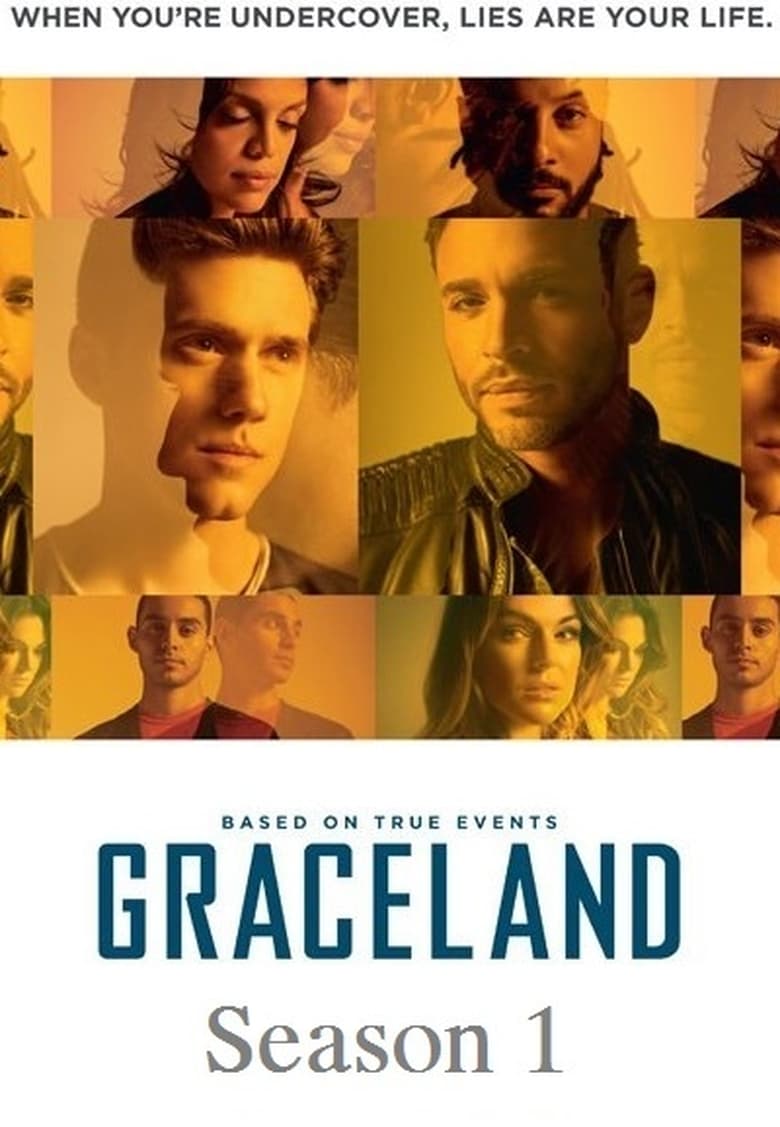 Poster of Cast and Crew in Graceland - Season 1 - Episode 8 - Bag Man