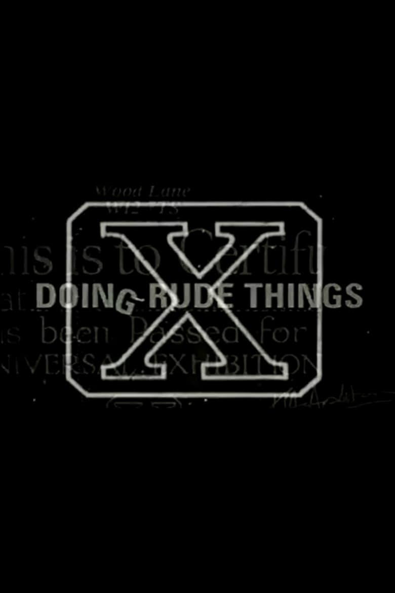 Poster of Doing Rude Things