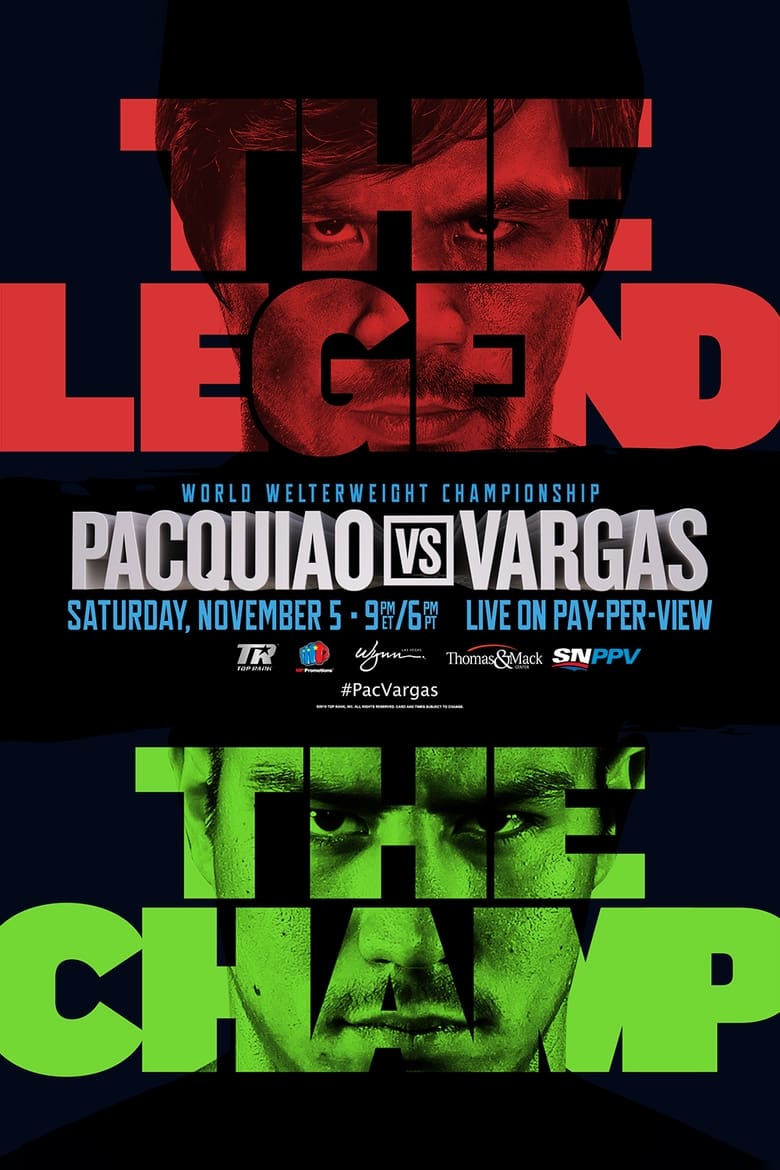 Poster of Manny Pacquiao vs. Jessie Vargas