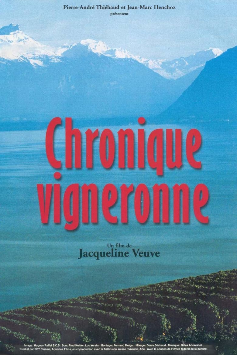 Poster of Chronique vigneronne