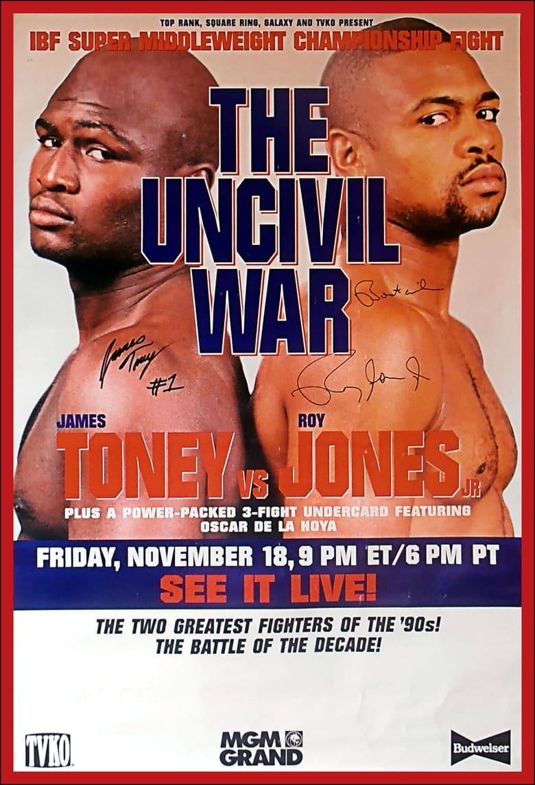 Poster of James Toney vs. Roy Jones Jr