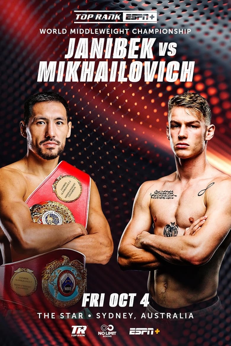 Poster of Janibek Alimkhanuly vs. Andrei Mikhailovich