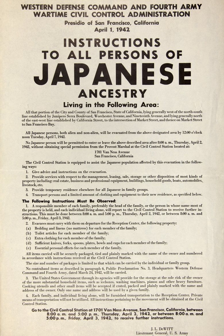 Poster of Japanese Relocation